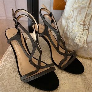 ZARA WOMAN Strappy Stiletto 3.75” Heels Sandals Dual Buckle Straps 41 / 9.5